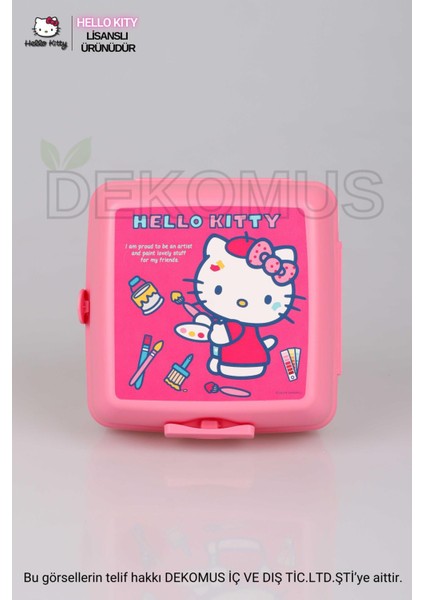 Yeni Sezon Lisanslı Hello Kıtty 2 Katlı Beslenme Kutusu / Lunch Box