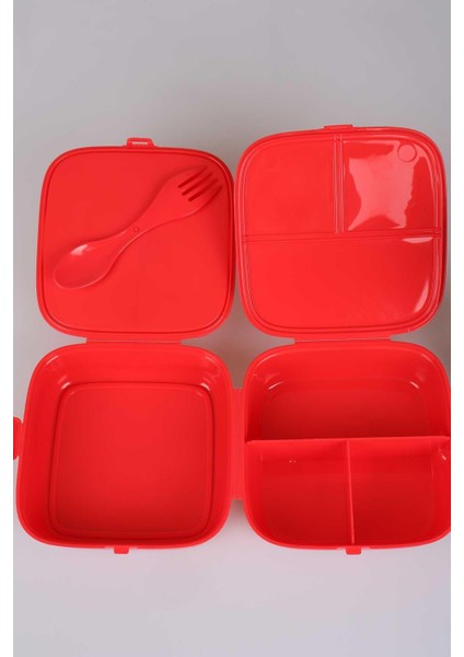 Lisanslı Spıderman 2 Katlı Beslenme Kutusu / Lunch Box