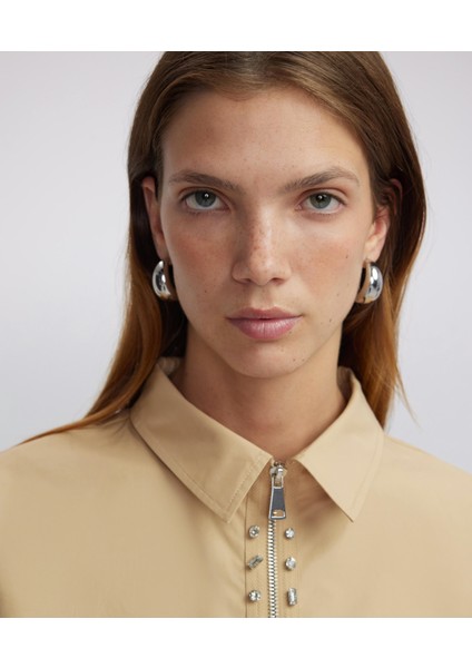 Karma Kristal Taşlı Gömlek indirimleri