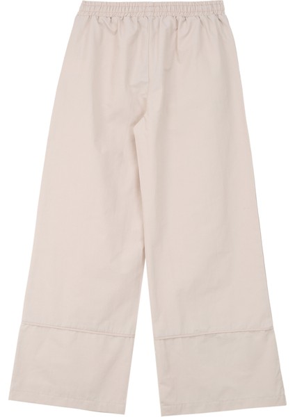 Rahat Fit Krem Kumaş Kadın Pantolon fırsatları