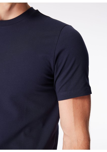 Bisiklet Yaka Düz Lacivert Erkek T-Shirt TE2654SS T-Shirtlacivert fırsatları
