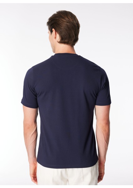 Bisiklet Yaka Düz Lacivert Erkek T-Shirt TE2654SS T-Shirtlacivert indirimleri