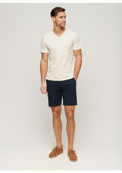 Normal Lacivert Erkek Şort M7110422A98T_STRETCH Chıno Short