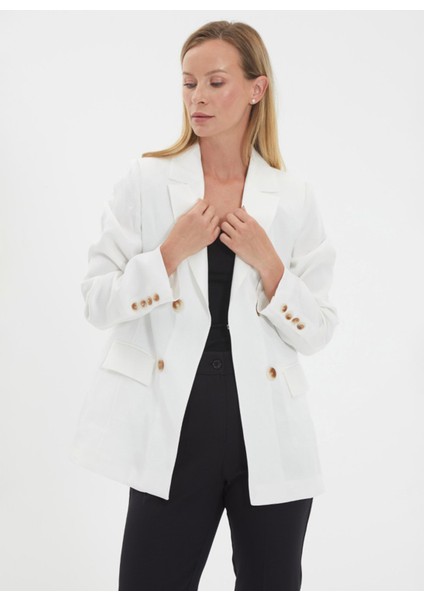 Standart Ekru Kadın Ceket 24YSL1331 fiyatları