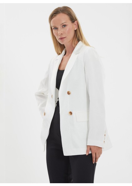 Standart Ekru Kadın Ceket 24YSL1331 modelleri