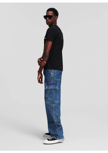 Erkek Denim Pantolon 241D1113_KLJ Relaxed Utılıty Denım