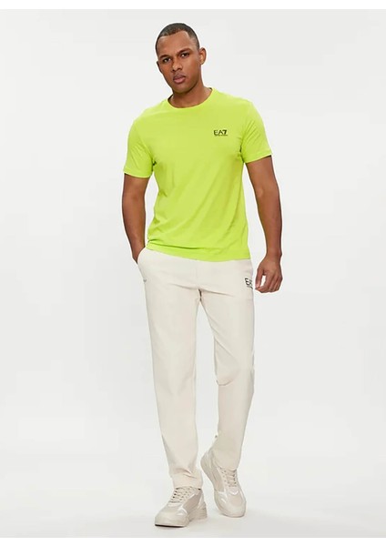 Bisiklet Yaka Yeşil Erkek T-Shirt 8NPT51PJM9Z