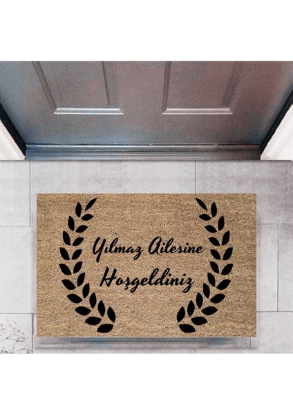 Kapı Önü Paspası Dekoratif Dijital Baskı Kişiye Özel P-2317