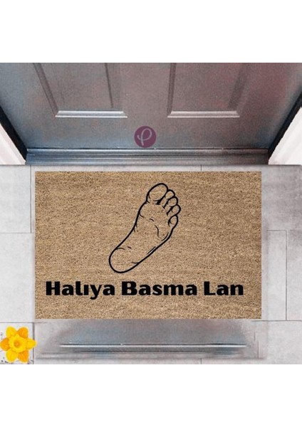 Kapı Önü Paspası Dekoratif Dijital Baskı Halıya Basma Lan P-2382