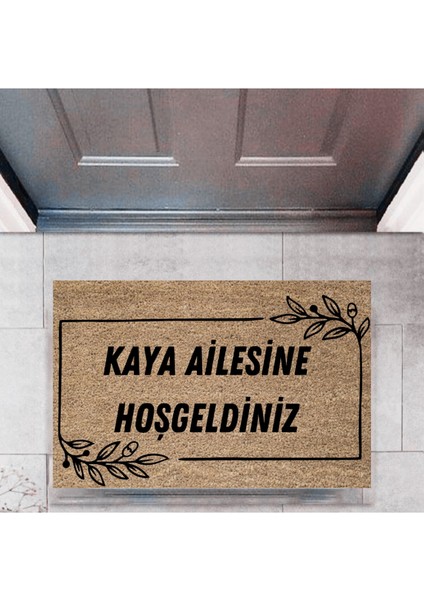 Kapı Önü Paspası Dekoratif Dijital Baskı Kişiye Özel P-2318