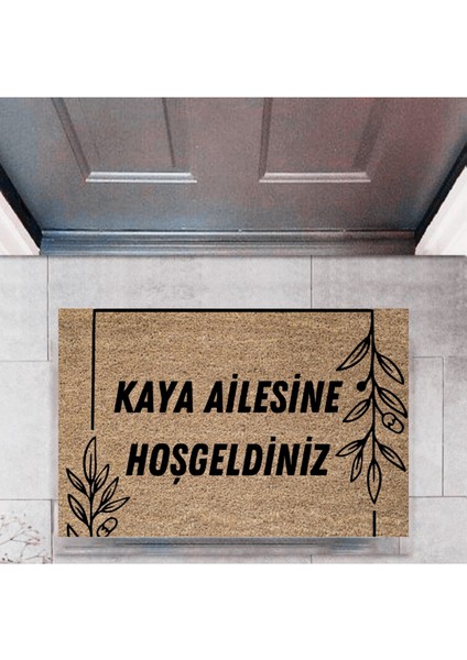 Kapı Önü Paspası Dekoratif Dijital Baskı Kişiye Özel P-2320