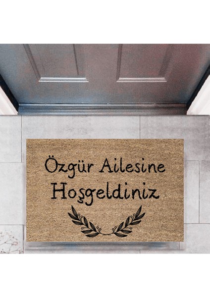 Kapı Önü Paspası Dekoratif Dijital Baskı Kişiye Özel P-2315