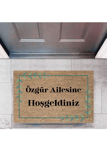 Kapı Önü Paspası Dekoratif Dijital Baskı Kişiye Özel P-2313