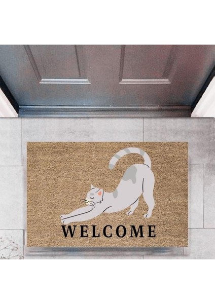 Kapı Önü Paspası Dekoratif Dijital Baskı HAYVANLARP-2729