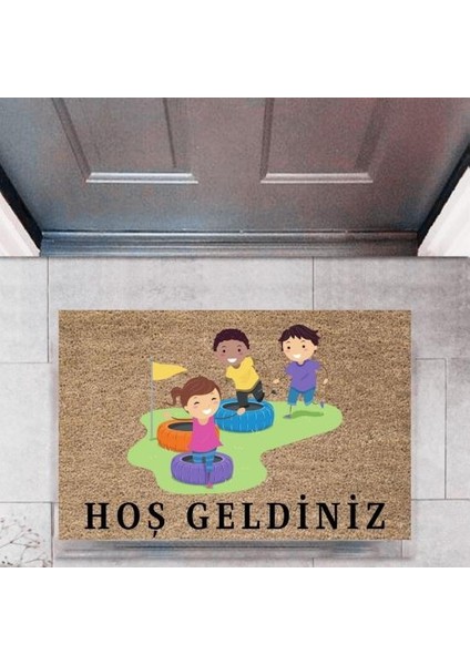 Kapı Önü Paspası Dekoratif Dijital Baskı ÇOCUKLARP-2720