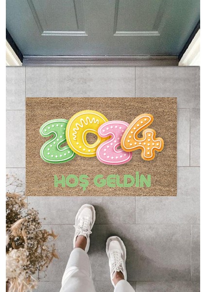 Kapı Önü Paspası Ybdmrkti Yıl Konsepti Dijital Baskı PY-175111113