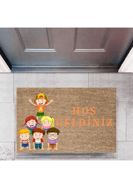 Kapı Önü Paspası Dekoratif Dijital Baskı ÇOCUKLARP-2715