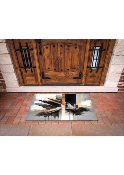 3D Baskı Özel Tasarım Geometrik Dış Mekan Paspas 1