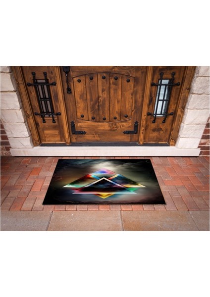 3D Baskı Özel Tasarım Geometrik Dış Mekan Paspas 114