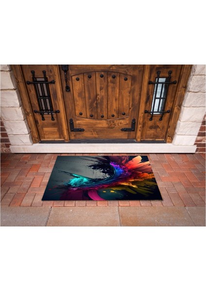 3D Baskı Özel Tasarım Geometrik Dış Mekan Paspas 120