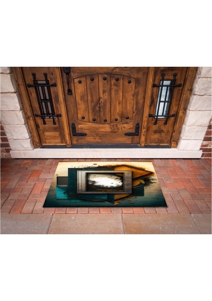 3D Baskı Özel Tasarım Geometrik Dış Mekan Paspas 40