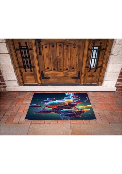 3D Baskı Özel Tasarım Geometrik Dış Mekan Paspas 64