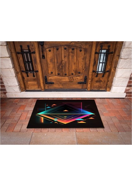 3D Baskı Özel Tasarım Geometrik Dış Mekan Paspas 128