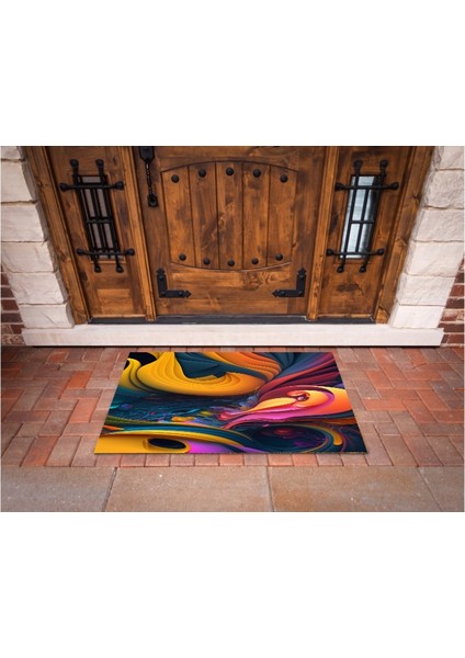 3D Baskı Özel Tasarım Geometrik Dış Mekan Paspas 131