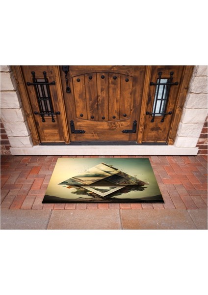 3D Baskı Özel Tasarım Geometrik Dış Mekan Paspas 79