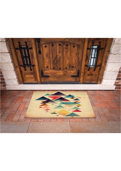 3D Baskı Özel Tasarım Geometrik Dış Mekan Paspas 83