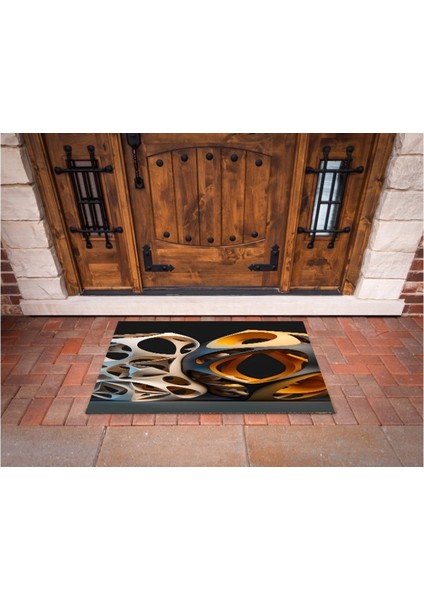 3D Baskı Özel Tasarım Geometrik Dış Mekan Paspas 86