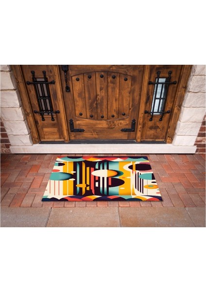 3D Baskı Özel Tasarım Geometrik Dış Mekan Paspas 92