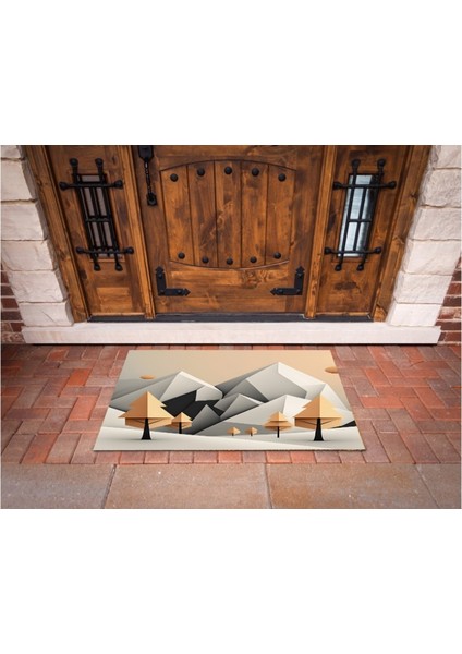 3D Baskı Özel Tasarım Geometrik Dış Mekan Paspas 89