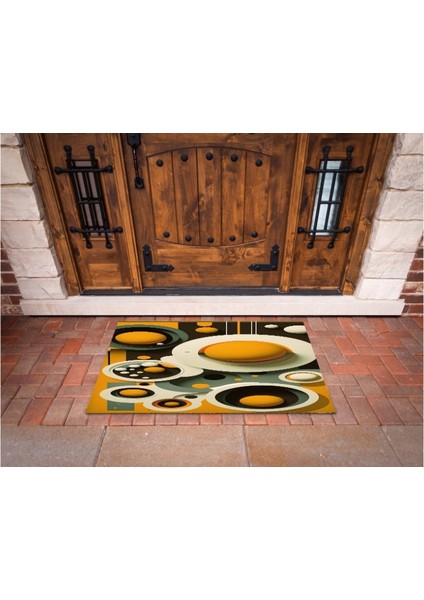 3D Baskı Özel Tasarım Geometrik Dış Mekan Paspas 146