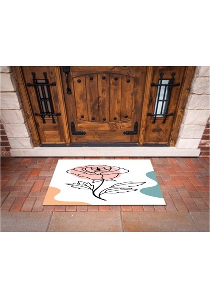 3D Baskı Özel Tasarım Geometrik Dış Mekan Paspas 165