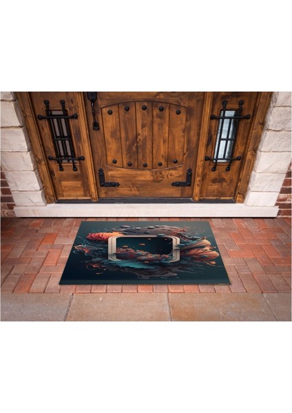 3D Baskı Özel Tasarım Geometrik Dış Mekan Paspas 43