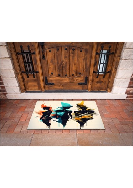 3D Baskı Özel Tasarım Geometrik Dış Mekan Paspas 72