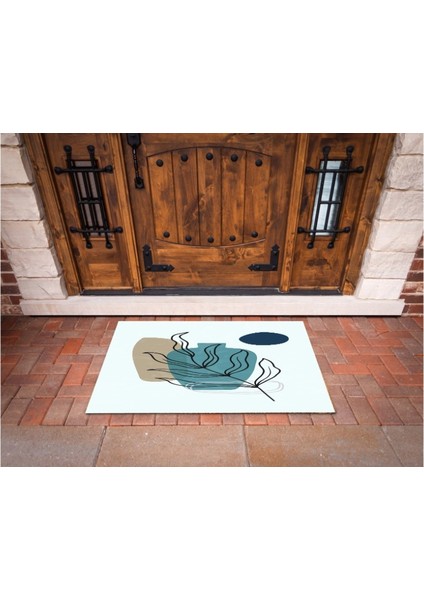 3D Baskı Özel Tasarım Geometrik Dış Mekan Paspas 210