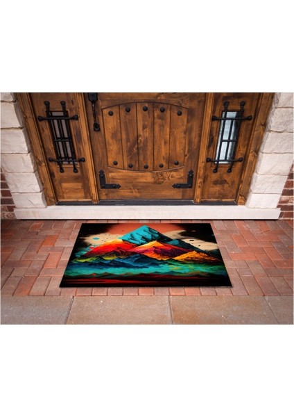 3D Baskı Özel Tasarım Geometrik Dış Mekan Paspas 141