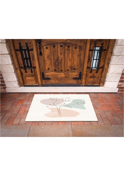 3D Baskı Özel Tasarım Geometrik Dış Mekan Paspas 216