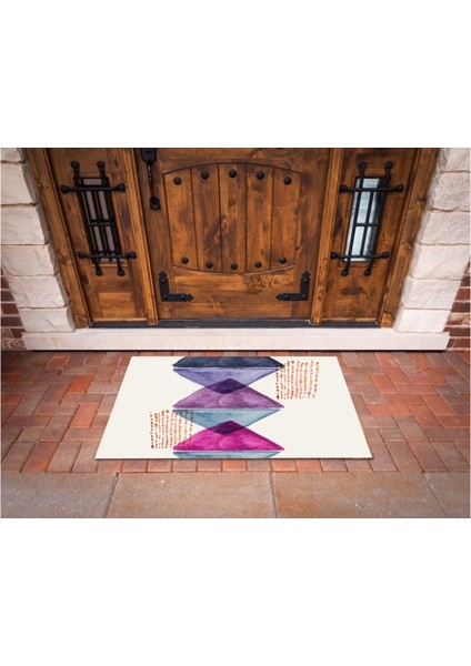 3D Baskı Özel Tasarım Geometrik Dış Mekan Paspas 247