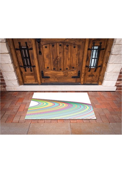 3D Baskı Özel Tasarım Geometrik Dış Mekan Paspas 262