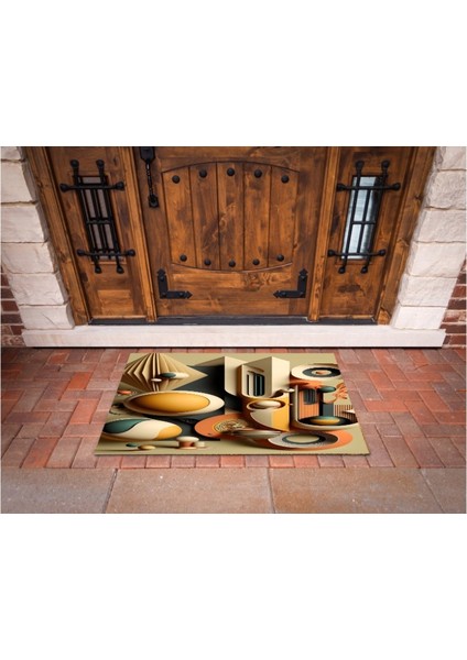 3D Baskı Özel Tasarım Geometrik Dış Mekan Paspas 88