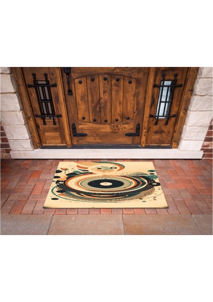 3D Baskı Özel Tasarım Geometrik Dış Mekan Paspas 90