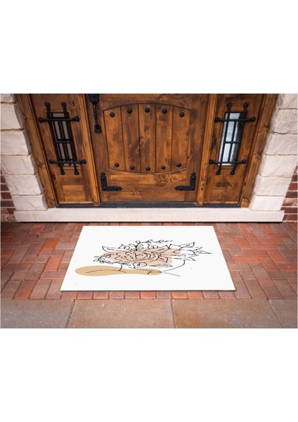 3D Baskı Özel Tasarım Geometrik Dış Mekan Paspas 190