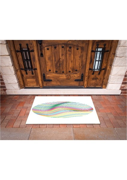 3D Baskı Özel Tasarım Geometrik Dış Mekan Paspas 263