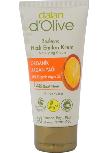 Dolive 60ml Tüp Krem (Argan)