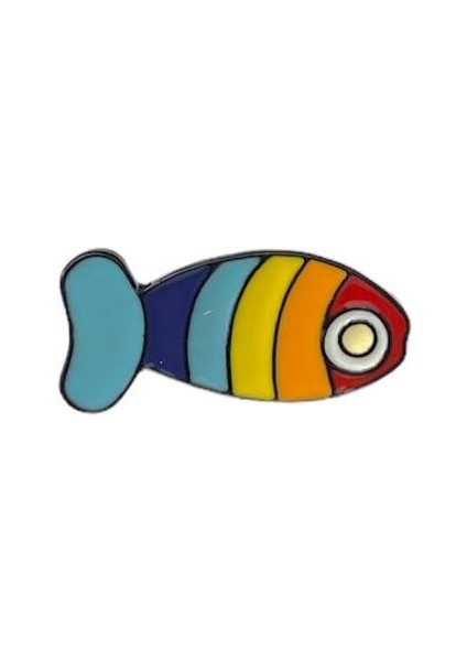 Renkli Balık Hediyelik Rozet