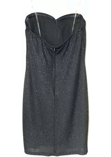 Kadın Siyah Elbise Tül Detaylı Şık Elbise fiyatları