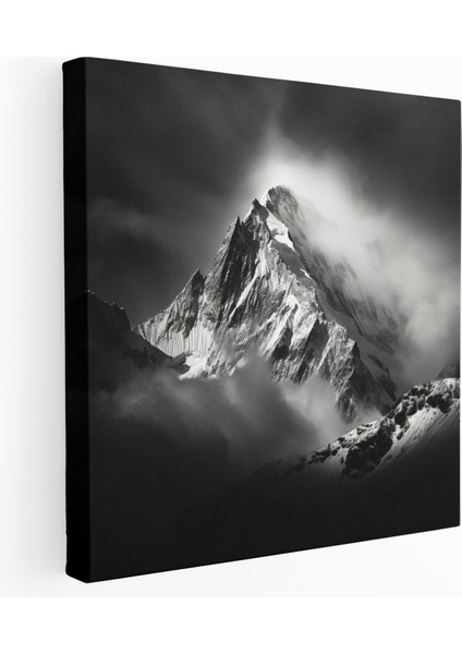 Dünyanın En Güzel Manzaraları - Görkemli Dağ Sırası Kanvas Tablo - Dünyanın En Güzel Manzaraları, Duvar Dekorasyonu, Duvar Sanatı, Kanvas Tablo, 30X30